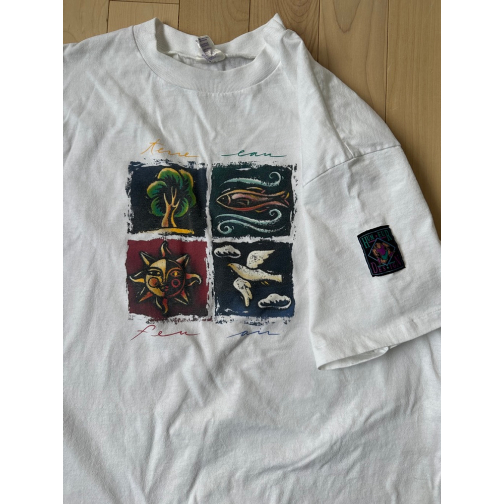 Vintage 90s Humeur Design Elements Graphic T-Shirt XL Made in Canada - Picture 6 of 9